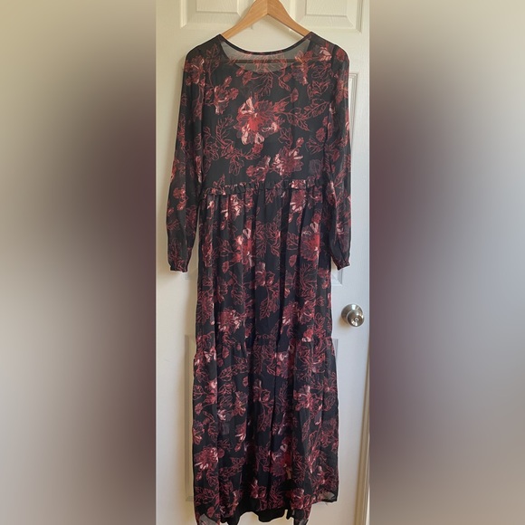 Anthropology Ichi Floral Maxi Dress - Picture 1 of 5